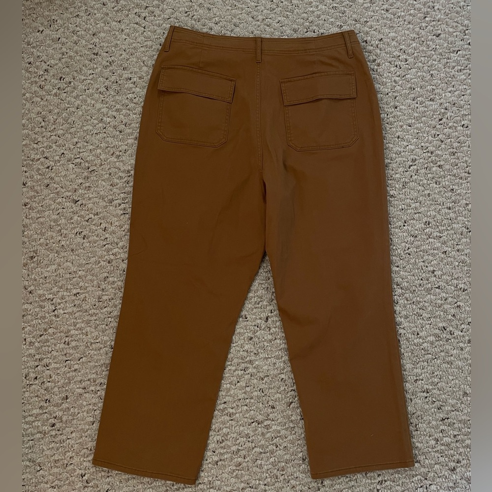 Ana pants high rise straight 18 brown NWT - Picture 6 of 10